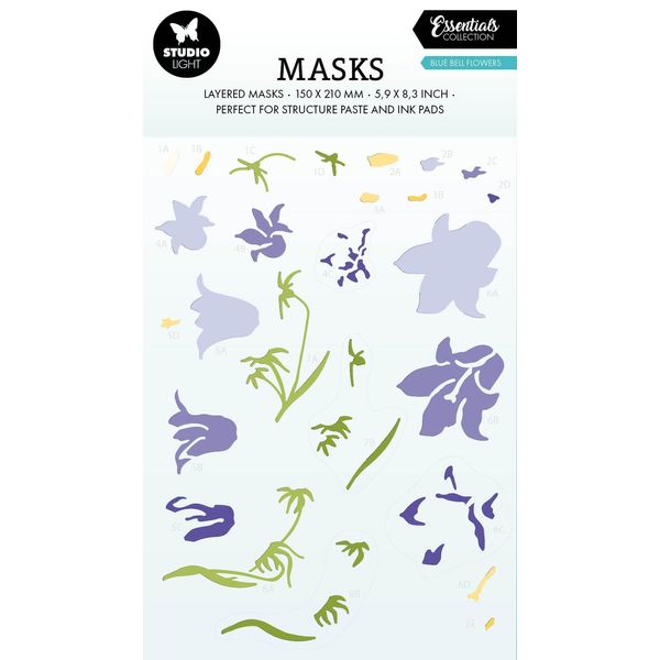 Studio Light Mask Essentials nr.247 SL-ES-MASK247 150x210mm (11-23)