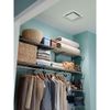 Ventless Bathroom Exhaust Fan Non-Ducted Ceiling or Wall Mount Air Circulation