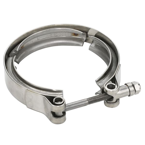 AKIHISA 2.75 Inch V Band Clamp-Stainless Steel_304, for Turbo Exhaust Down pipes Flange Kit, Racing Ford Pickup Truck Exchange Exhaust Accessories