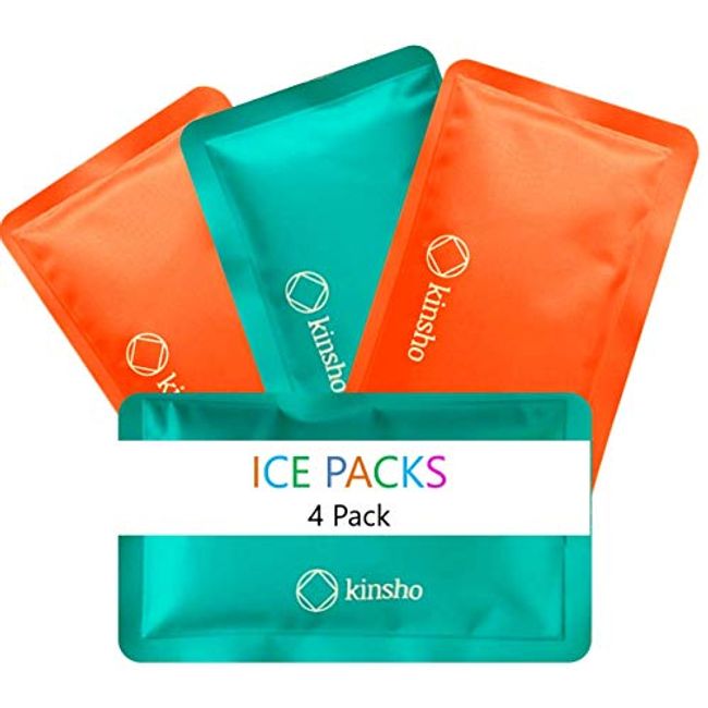 6 Packs Reusable Long-Lasting Slim Ice Packs Coolers For Lunch Box Bag  Camping