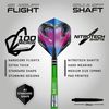 Peter Wright Snakebite Mamba: 22g Tungsten Darts Set with Flights and Stems