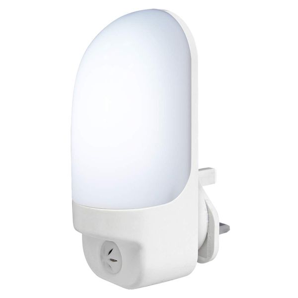 LED Plug in Night Light Dusk to Dawn Automatic Sensor Cool White A88 for Childrens Room
