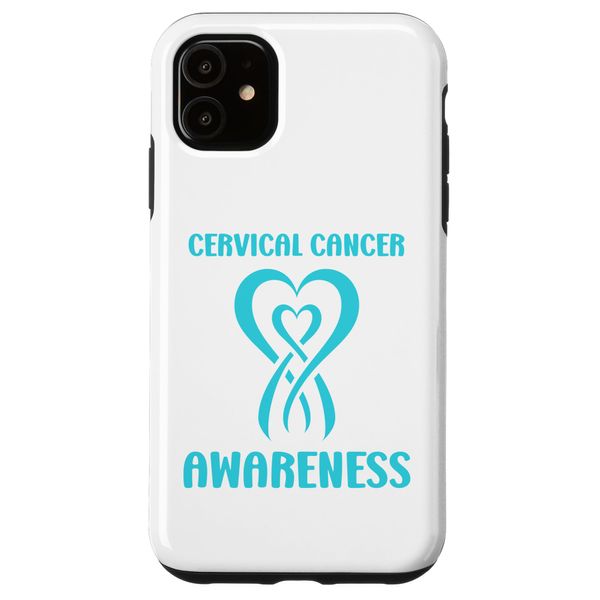iPhone 11 Simple quote minimalist Cervical Cancer Awareness Case