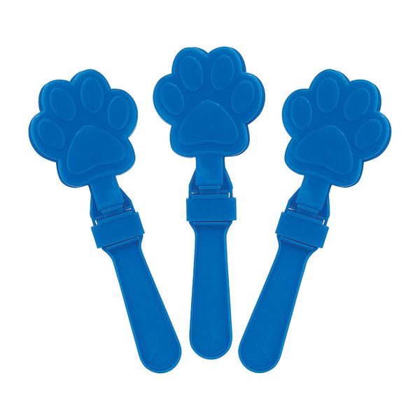 Paw-Shaped Clappers - Toys - 12 Pieces