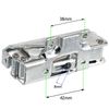 Spares2go Door Hinges for Indesit Integrated Fridge Freezer (Pair)