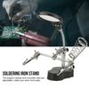 Helping Third Hand Magnifier Soldering Stand Clamp Holder Alligator Clip Tools
