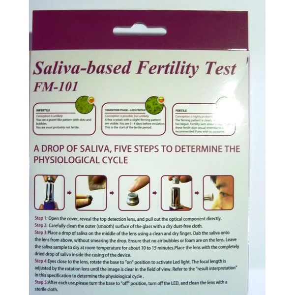 Ovulation Checker - Saliva-Based Fertility Test PAJON