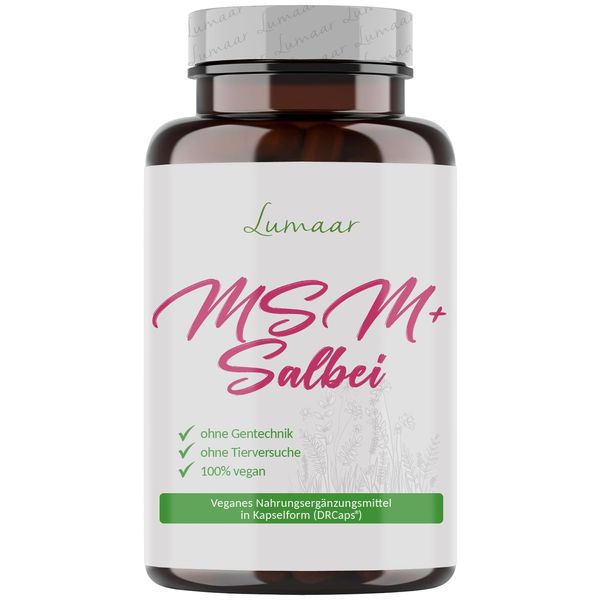 MSM + Sage + Vitamin C and Calcium Sage Leaf Extract Capsules
