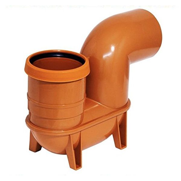 110mm Underground Drainage Low Back P Trap Gulley upvc