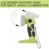 LED Work Light Flashlight Electric Torch Spotlight Lamp For RYOBI 1000LM Outdoor