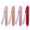 Nail Files, Nail Files, Nail Polishing, Case Included, High Quality Nail Files, Natural Claws Clicle Nails Universal, Crystal Diamond Salon, Unisex, Christmas, Birthday, New Year Gift (Red)