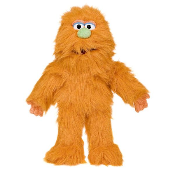 14" Orange Monster, Hand Puppet