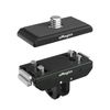 Magnetic Quick Release Mount Compatible with Insta360 Ace Pro/Ace/X3/ONE X2 Action Camera Foldable Metal Holder 1/4 Screw and 2-Prong Changeable Interface Conversion Adapter (Type2)