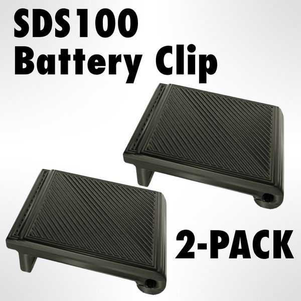 Uniden SDS100 Scanner Battery Door Clip Replacement - 2 PACK