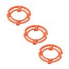 Maxmartt Norelco Retaining Ring for 9000,3PCS Orange Blade Retaining Rings for Norelco Series 7000 9000 RQ12 Models