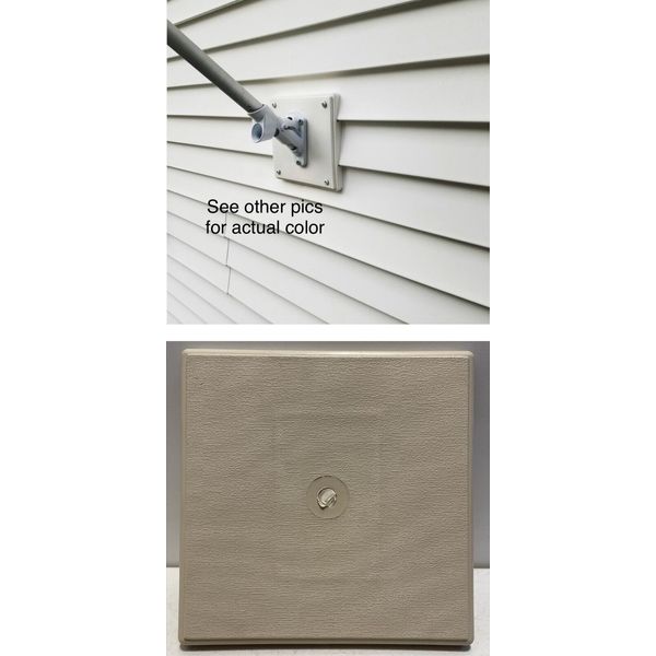 Wicker EZ Block Vinyl Mounting Surface #02 Siding 6-3/4x6-3/4 EZBLK050