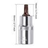 sourcing map 1/2-Inch Drive T35 Torx Bit Socket S2 Steel 55mm Length