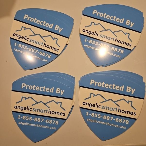 16 Angelic Smarthomes Yard Security Signs