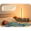 EDISHINE Corner Floor Lamp, Minimalist Dimmable Lighting with Remote 2700-6000K