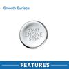 A ABSOPRO Push Button Starter Switch No.5NG959839A Engine Start Stop Switch Button for Volkswagen Tiguan 2016-2024 Silver Tone