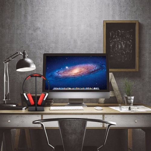 OneCut Headset Holder, Headphone Stand, Headset Stand, Removable Headphones for All Headphone Stands, Stand for Over Ear Headphones Gaming Suitable Table Display Case