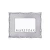 MARIPOSA Pearl Drop 4x6 Engravable Frame, Silver