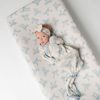 Premium Knit Diaper Changing Pad Cover "Daphne" by Copper Pearl