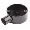 CED 20MM Black PVC Conduit Stop End Terminal Box - Water Resistant