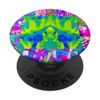 Abstract Patchwork Sunflower Garden Collage Painting PopSockets Swappable PopGrip