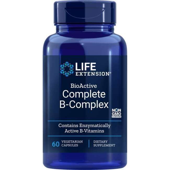 Life Extension Bioactive Complete B-Complex 60 Veg Caps