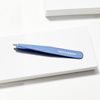 Tweezerman Stainless Steel Slant Tweezer - Eyebrow Tweezers for Women and Men (Sky Blue)