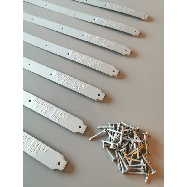 British Made Scaffold Board End Bands with Clout Nails (20)