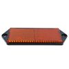 Amber Large Rectangular Side Reflector Pack of 10 Trailer Fence Gate Post TR067