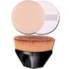 YuJiny Foundation Brush, Skin Friendly, Makeup Sponge, Eyeshadow Brush, Sho Brush, Cute Makeup Brush, Super Soft, Portable (Black)