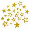 Star Stickers in Gold or Silver – Glittering Sparkling Stars (Gold)