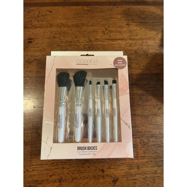 NEW ~ Goddess by Mannakadar Brush Basics 6 Piece Brush Collection Set ~