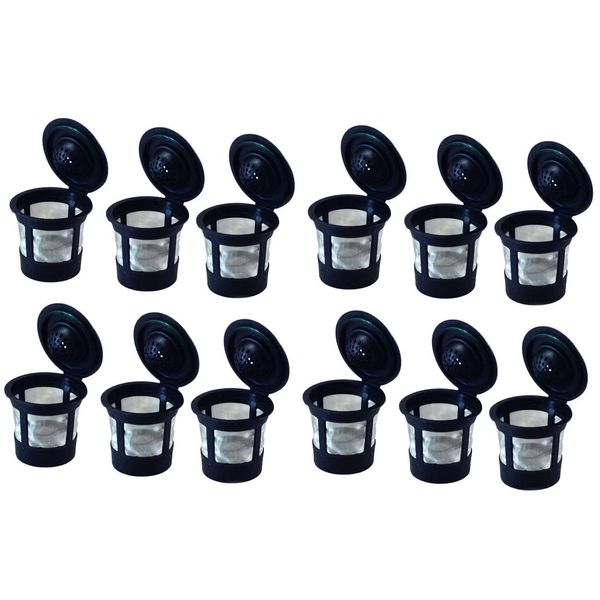 Reusable Single Cups Filter Pod System Fits 1.0 Coffee Maker 12 Pack