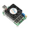 DROK USB Load Tester, Electronic Load Test Resistor Module 25W LD25 USB and Type C Interface Discharge Adjustable Constant Current 0.25A-4A Intelligent Temperature Control with Cooling Fan