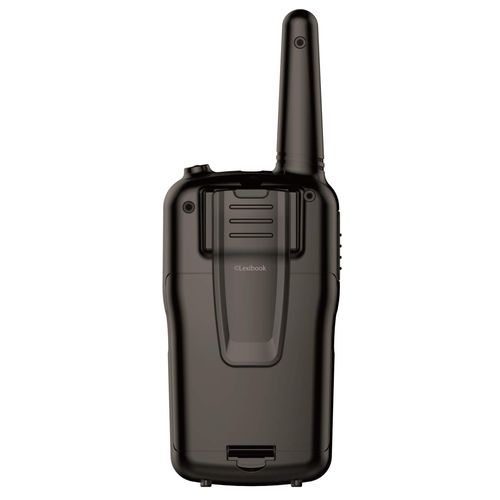 Lexibook Walkie-talkies for Kids, Toys Long Range 8km / 5 Miles, LCD Screen, Digital Sound, Indoor and Outdoor Communication Game, Belt Clip, Black, TW58US
