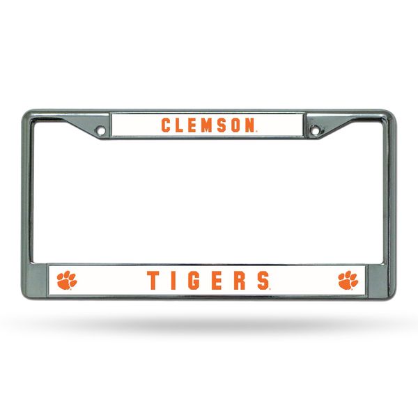 NCAA Clemson Tigers Standard Chrome License Plate Frame