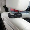 Car Headrest Hooks Multi-function Seat back Phone Holder Hangers (Black)