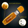 Intenso 3506460 64 GB Rainbow USB 2.0 Flash Drive - Orange