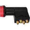 Megasat Diavolo Quad-LNB (0,1dB) Schwarz, Rot