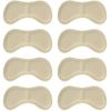 JWMY Heel Pads, Shoe Heel Stabilizer Pad, Prevents Pucking and Heel Shifting, Easy to Put On Pad, Sneaker Stability Pad, Prevents Heeled Shoes and Pumps. - black