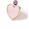 Pink Heart Gel Palette  Ring 1pc