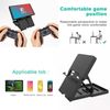 Nexxxly Switch Stand, Switch Playstand, Foldable, Adjustable Angle, Anti-Slip, Compact, Table Mode, Multi-Device Compatible, Switch Lite Switch, OLED Mode, Compatible with iPhone, Android, iPad, etc.