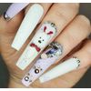 NMKL38 120Pcs Dual Forms Full Cover Nail Tips Upper Arched Extension Mold (Mold A)