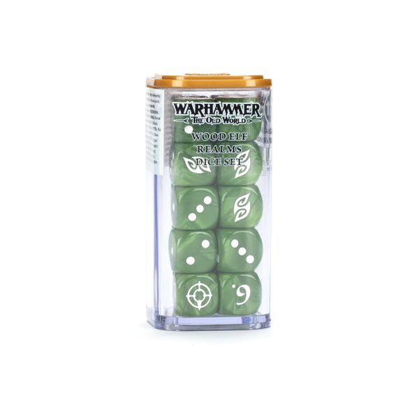 Games Workshop - Warhammer - The Oid World - Wood Elf Realms: Dice Set