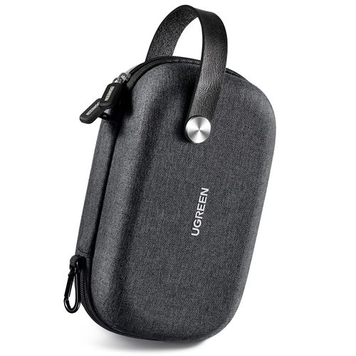 UGREEN Case Electronic Organiser Cable Bag, Travel Organisation Power Bank Bag, Protection for Hard Drives, Mobile Accessories, Cable, USB Stick, SD Cards GPS, black