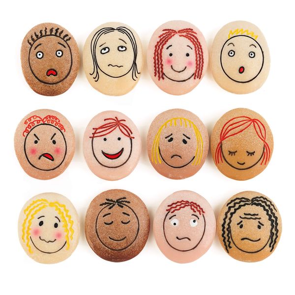 Yellow Door YD1021 Emotion Stones Set, 12 pieces